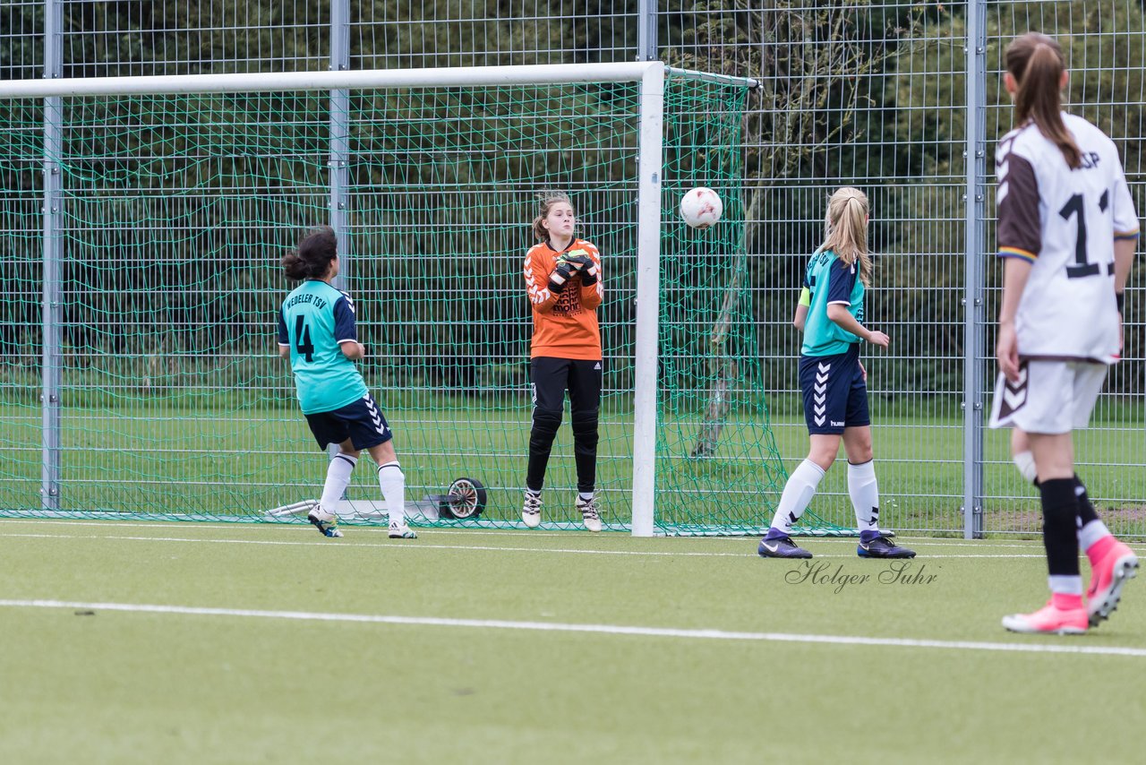 Bild 99 - B-Juniorinnen Wedel - St. Pauli : Ergebnis: 1:2